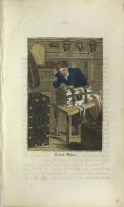Traditional Craftsmanship Techniques Prints: 19th century trunk maker