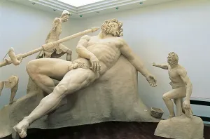 Roman Copy Sculpture Prints: Blinding of Polyphemus or Polyphemos group, 1st century AD, by Agesander, Athenodoros