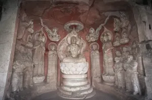 Dazu Rock Carvings, China Print (Tang Dynasty)