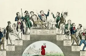 US History Artwork Prints: The drunkards progress, 1846