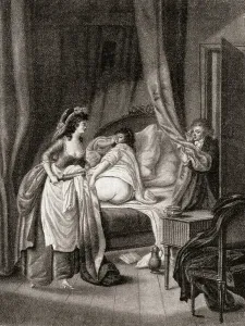 Temp Classification Prints: The Enema Print, 1909 (engraving)