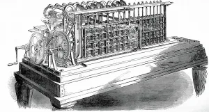 Universal History Archive UIG Images Prints: George and Edward Scheutz's calculating machine
