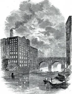 British Industrial Heritage Sites Prints: Manchester at night