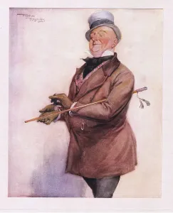 Victorian Engraving Prints: Mr Micawber