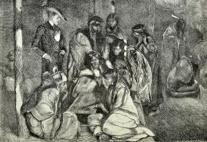 Pawnee Gamble Print, 1870