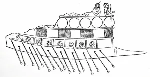 Print of A Phoenician Ship