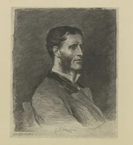British Culture And History Prints: Portrait of Matthew Arnold
