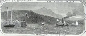 Mode Of Transport Boat Prints: The Prince's arrival, 1860