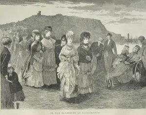 Victorian Era Artwork UK Prints: On the Promenade, 1870