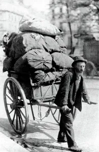 Poverty In 19th Century Art Prints: Rag-and-bone man c. 1900