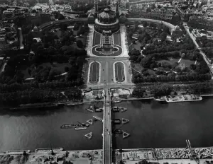 Seine River View Prints: View of the Iena bridge