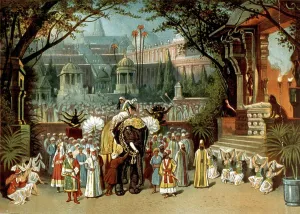 American Theatre History Prints: Around the World in Eighty Days, 1875