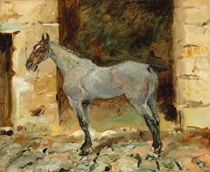 Tethered Horse; Cheval attache, c.1881 (oil on canvas) Tethered Horse; Cheval attache, c.1881 (oil on canvas)