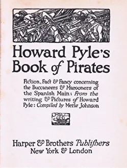 Title page, from Howard Pyle's Book of Pirates published by Harper & Bros Title page, from Howard Pyle's Book of Pirates published by Harper & Bros