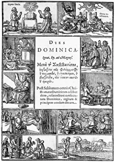 Title-page to Thomas Young's Dies Dominica, 1639 (woodcut) Title-page to Thomas Young's Dies Dominica, 1639 (woodcut)