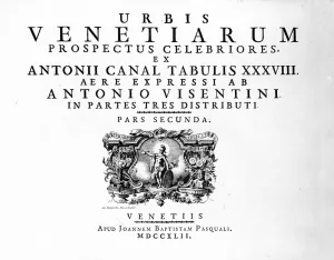 Titlepage to Urbis Venetiarum Prospectus Celebriores ex Antonii Canal Titlepage to Urbis Venetiarum Prospectus Celebriores ex Antonii Canal