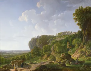 Tivoli and the Roman Campagna along the Appian Way (oil on canvas) Tivoli and the Roman Campagna along the Appian Way (oil on canvas)