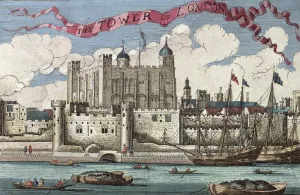 Tower of London Seen from the River Thames, from A Book of the Prospects of Tower of London Seen from the River Thames, from A Book of the Prospects of