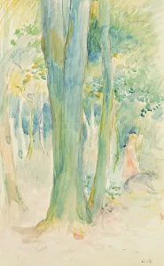 Under the trees in the wood, 1893 (w/c on paper) Under the trees in the wood, 1893 (w/c on paper)