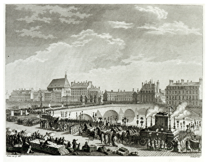 The Triumph of Voltaire, 11th July 1791, engraved by Pierre Gabriel Berthault (1737-1831) The Triumph of Voltaire, 11th July 1791, engraved by Pierre Gabriel Berthault (1737-1831)