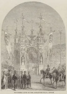 Triumphal Arch on the Alexander Platz, Berlin (engraving) Triumphal Arch on the Alexander Platz, Berlin (engraving)