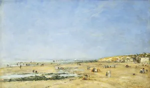 Trouville, General View of the Beach; Trouville, Vue Generale de la Plage Trouville, General View of the Beach; Trouville, Vue Generale de la Plage