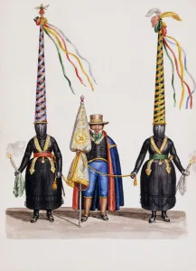 Types and Costumes of New Granada (Colombia): Figures in the Procession of Holy Monday, c Types and Costumes of New Granada (Colombia): Figures in the Procession of Holy Monday, c