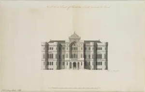 An Unexecuted design for North East Front of Findlater Castle, for the Earl of Seafield An Unexecuted design for North East Front of Findlater Castle, for the Earl of Seafield