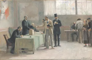 The Universal Franchise, 1888 (oil on canvas) The Universal Franchise, 1888 (oil on canvas)