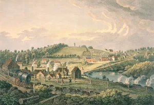 Upper Works at Coalbrookdale, Shropshire engraved by F. Vivares Upper Works at Coalbrookdale, Shropshire engraved by F. Vivares
