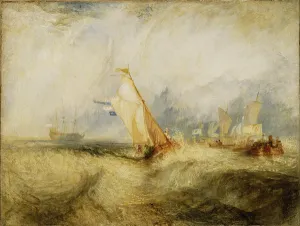 Van Tromp Going About to Please His Masters - Ships a Sea Getting a Good Wetting Van Tromp Going About to Please His Masters - Ships a Sea Getting a Good Wetting