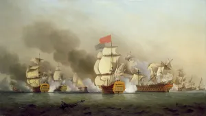Vice Admiral Sir George Ansons (1697-1762) Victory off Cape Finisterre, 1749 Vice Admiral Sir George Ansons (1697-1762) Victory off Cape Finisterre, 1749