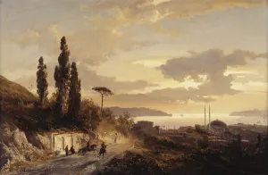 A View of Constantinople and the Bosphorus from the Asian Side, 1864 (oil on canvas) A View of Constantinople and the Bosphorus from the Asian Side, 1864 (oil on canvas)