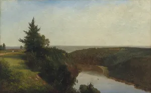 View on the Genesee near Mount Morris, 1857 (oil on canvas) View on the Genesee near Mount Morris, 1857 (oil on canvas)