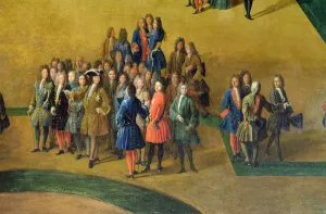 View the Grove of the Baths of Apollo in the Gardens of Versailles (detail of Louis XIV) View the Grove of the Baths of Apollo in the Gardens of Versailles (detail of Louis XIV)