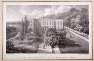 View of Kensington House Lunatic Asylum, c.1830 (litho) View of Kensington House Lunatic Asylum, c.1830 (litho)