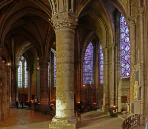 A view of the north east section of the ambulatory A view of the north east section of the ambulatory