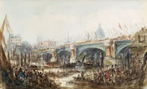 View of the Opening of the New Blackfriars Bridge by Queen Victoria (1819-1901 View of the Opening of the New Blackfriars Bridge by Queen Victoria (1819-1901