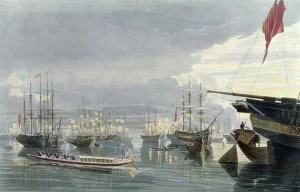A View of the River, Shipping and Town of Calcutta, from near Smiths Dock, 1837 A View of the River, Shipping and Town of Calcutta, from near Smiths Dock, 1837