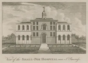 View of the Smallpox Hospital near St Pancras, London (engraving) View of the Smallpox Hospital near St Pancras, London (engraving)