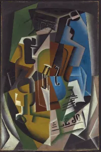 Violin and Newspaper; Violon et journal, 1917 (oil on panel) Violin and Newspaper; Violon et journal, 1917 (oil on panel)