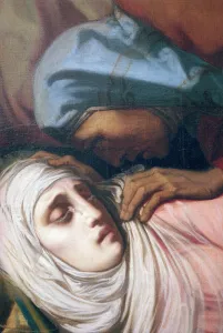 Virgin Mary at the Foot of the Cross, 1847 (oil on canvas) (detail Virgin Mary at the Foot of the Cross, 1847 (oil on canvas) (detail