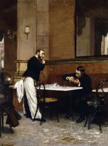 Waiting in Vain; Vaine Attente, (oil on canvas) Waiting in Vain; Vaine Attente, (oil on canvas)