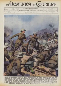 From a war correspondence (colour litho) From a war correspondence (colour litho)