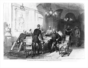 War council at Versailles Prefecture on 6th December 1870, illustration from Illustrierte War council at Versailles Prefecture on 6th December 1870, illustration from Illustrierte