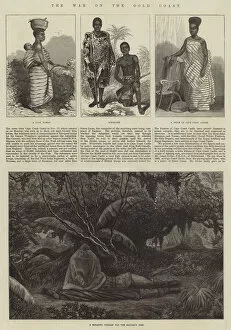 Cape Coast Collection: The War on the Gold Coast (engraving)