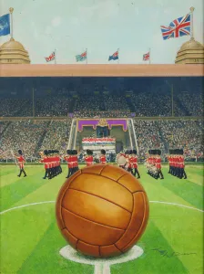 Wembley Stadium on Big Match Day (oil on canvas) Wembley Stadium on Big Match Day (oil on canvas)