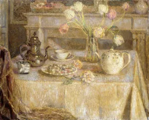 The White Tablecloth; La Nappe Blanche, (oil on canvas) The White Tablecloth; La Nappe Blanche, (oil on canvas)