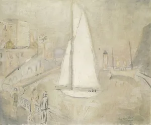 The White Yacht in Monte Carlo, 1926 (oil on canvas board) The White Yacht in Monte Carlo, 1926 (oil on canvas board)