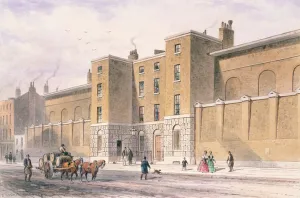 Whitecross Street Prison, 1850 (w/c on paper) Whitecross Street Prison, 1850 (w/c on paper)